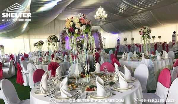 Tents Cater to 1000 Guests at Gala Parties