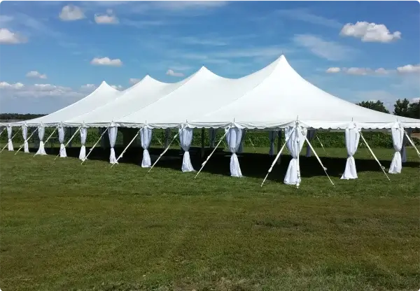 40×200 aluminum alloy pole tent for outside