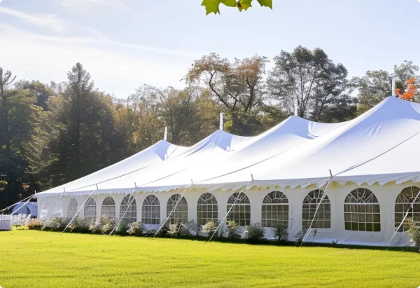 Shelter 40×120 awning pole tents ＆ pole tents